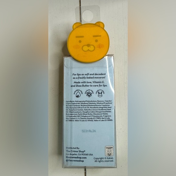 the Crème Shop x Kakao Friends Macaron Lip Balm Limited Edition Pink Lemonade - Picture 2 of 3